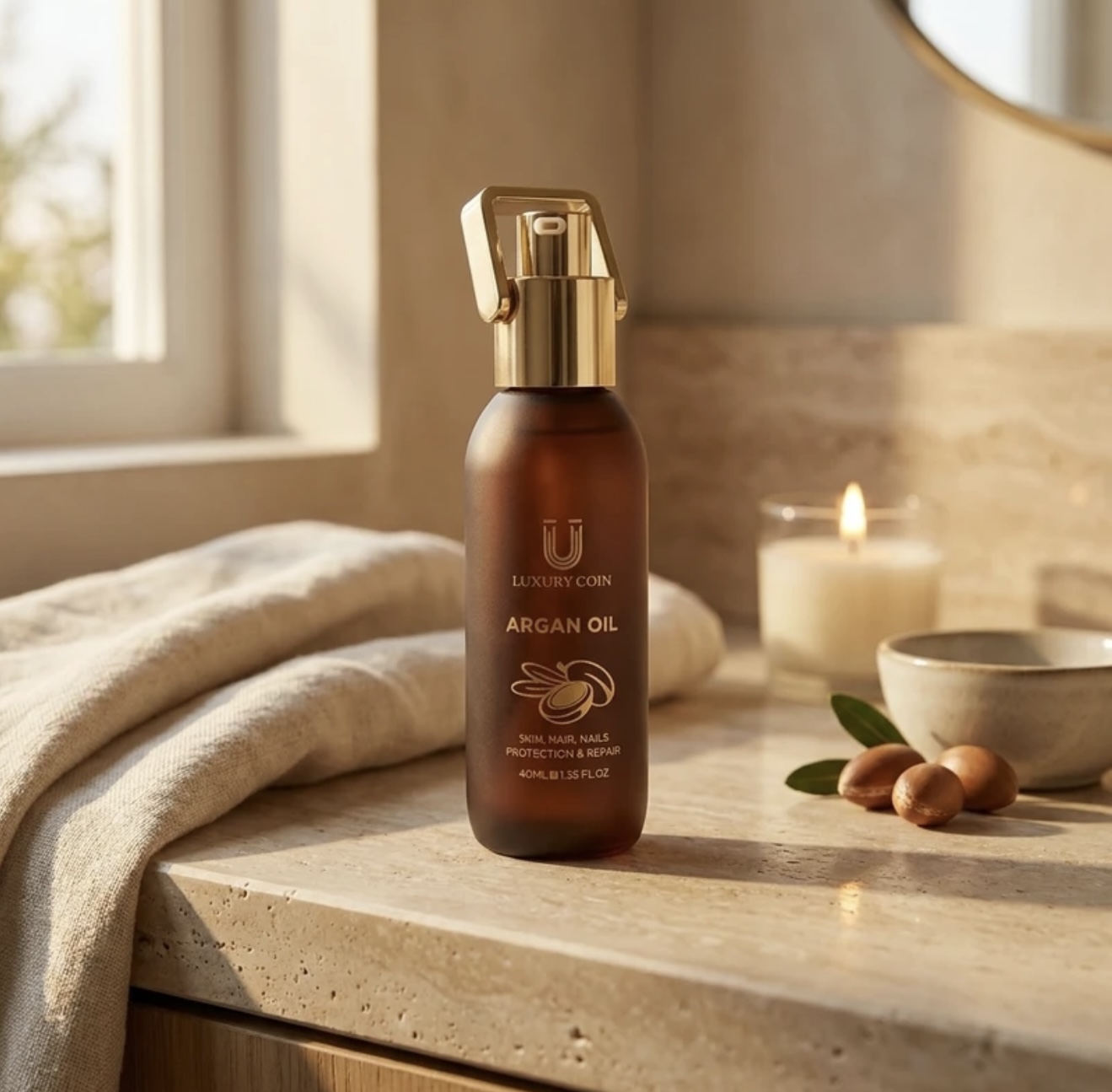 روغن آرگان اصل لاکچری کوین ۴۰ میل